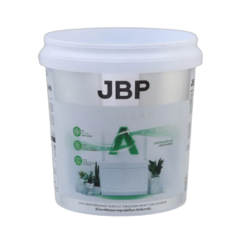 Metallic brushed In mold labeling (IML)  for container and pail industry