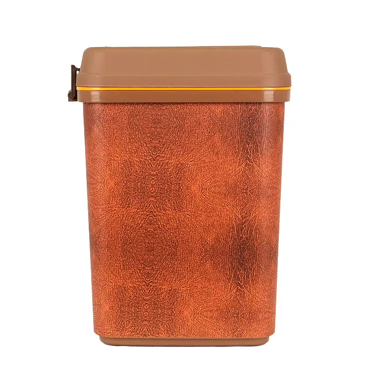 Glossy in mold label for dustbin