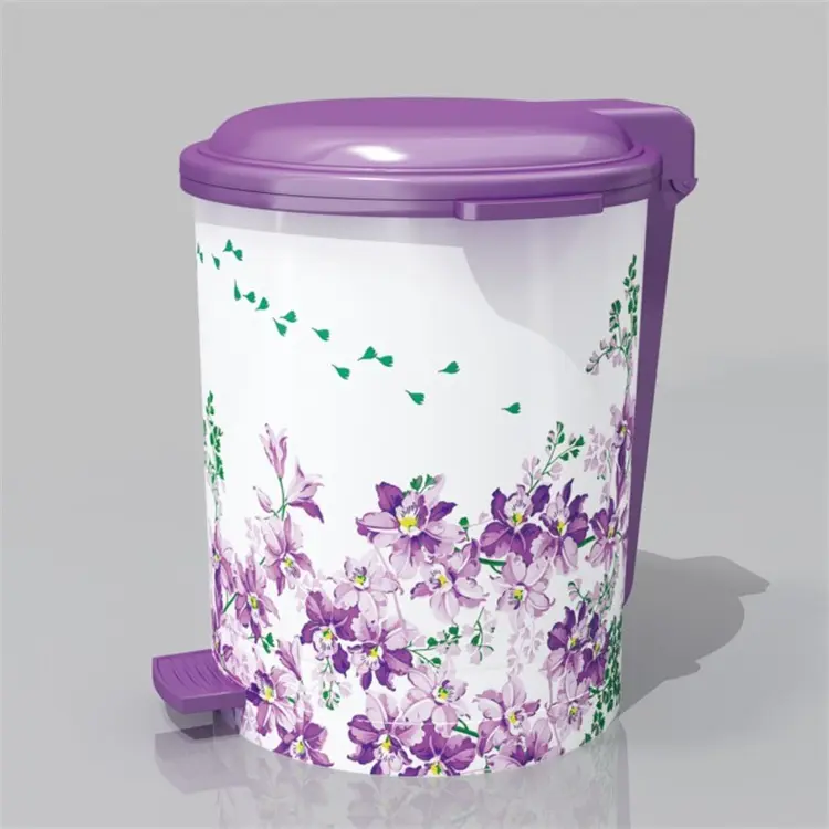 Glossy in mold label for dustbin image 3