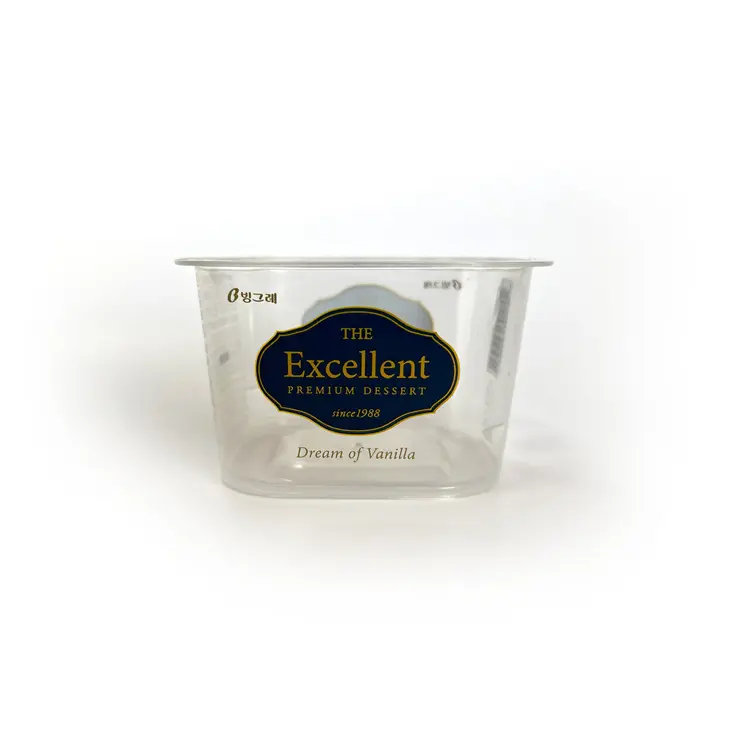Transparent glossy effect In mold labeling (IML) for food package industry