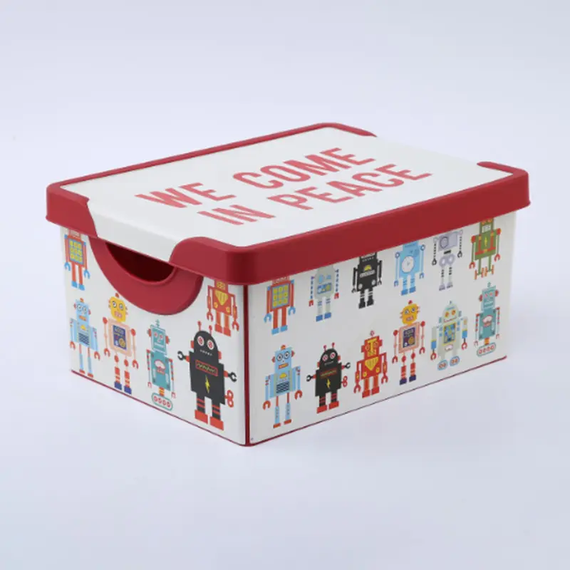 Glossy In mold labeling (IML) for storage box industry image 2